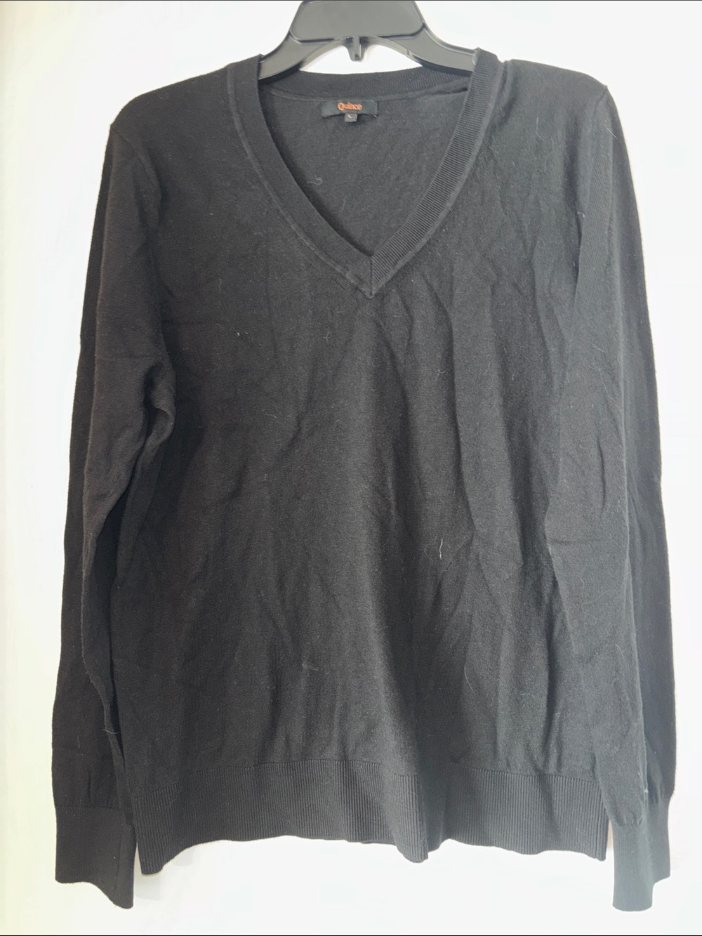 Quince V Neck Sweater